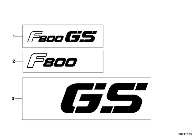 46638528341 - : Lettering Left for BMW-Motorrad Image