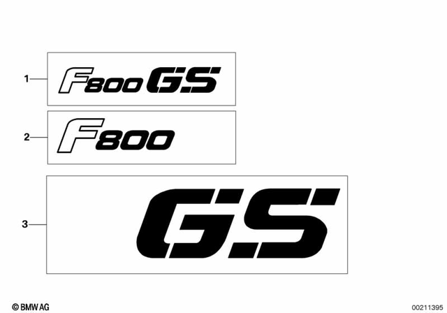 46637724491 - : Lettering Left for BMW-Motorrad Image