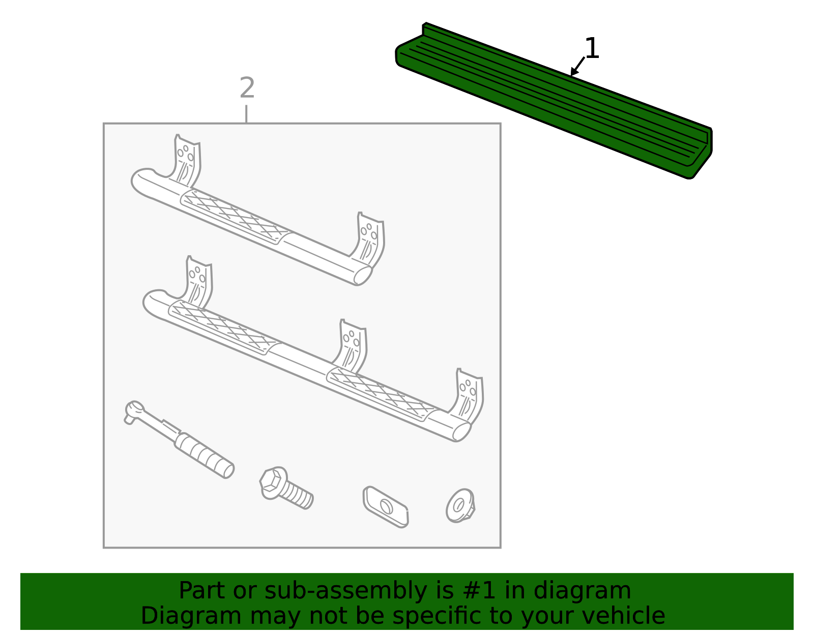82212087af - Tubular Side Step Kit | Mopar Parts Canada