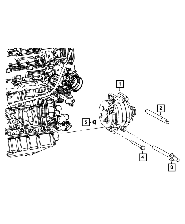 6508819AA - Electrical: Double Ended Stud for Mopar Image