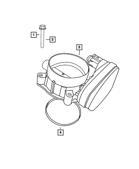 Throttle Body for 2010 Dodge Challenger #0