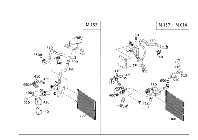 2125040440 - Radiator: Holder for Mercedes-Benz: CLS550, E550 Image image