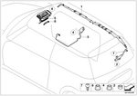 72121509603 - Restraint System and Accessories: Head Airbag, Left for Mini Image