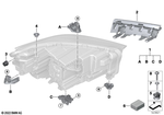 63115A98B11 - Lighting: Repair Kit, Left Headlight for BMW Image