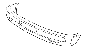 7D0807221DGRU - : Bumper Cover for Volkswagen: EuroVan Image