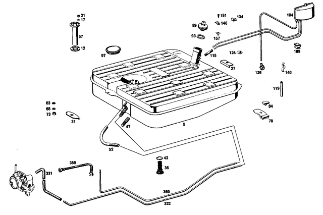 1114760926 - : Hose for Mercedes-Benz Image