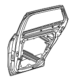2547305400 - : Door Shell for Mercedes-Benz Image