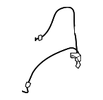 51247238649 - Body: Release Cable for BMW: 328i, 328i xDrive, 335d, 335i, 335i xDrive, 335is, M3 Image