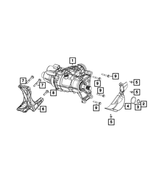6511480AA - Power Transfer Unit: Hex Head Bolt for Dodge: Hornet | Fiat: 500X | Jeep: Cherokee, Compass, Renegade Image