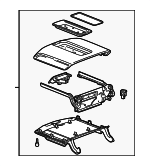 84016930 - Body: Console Armrest for Chevrolet: Silverado 1500, Silverado 2500 HD, Silverado 3500 HD | GMC: Sierra 1500, Sierra 2500 HD, Sierra 3500 HD Image