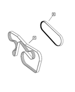 68012430AB - : Accessory Drive Belt for Mopar Image