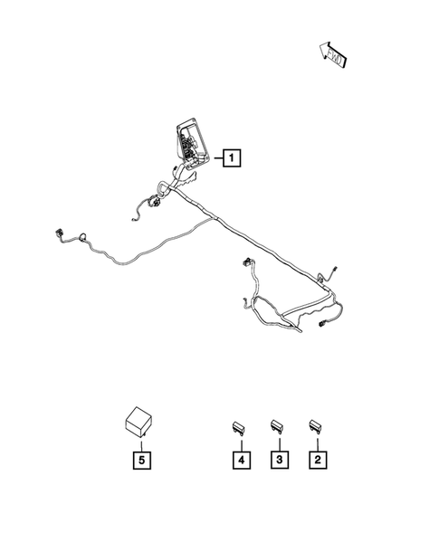 Wiring-Body and Accessories for 2015 Ram ProMaster 3500 #1