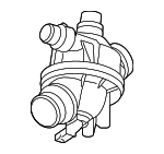 11537549476 - Cooling System: Thermostat for BMW: 1 Series M, 128i, 135i, 135is, 325i, 325xi, 328i, 328i xDrive, 328xi, 330i, 330xi, 335i, 335i xDrive, 335is, 335xi, 525i, 525xi, 528i, 528i xDrive, 528xi, 530i, 530xi, 535i, 535i GT, 535i xDrive, 535xi, M3, X3, Z4 Image