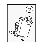 68225510AB - Steering: Reservoir for Ram: 2500, 3500, 4500, 5500 Image