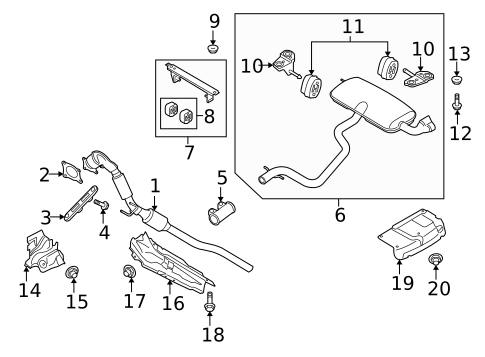 Exhaust Components for 2009 Audi TT #0