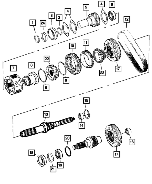 Gear Train for 2004 Dodge Ram 1500 #0