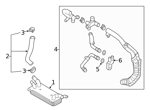 Oil Cooler for 2015 Hyundai Genesis #0