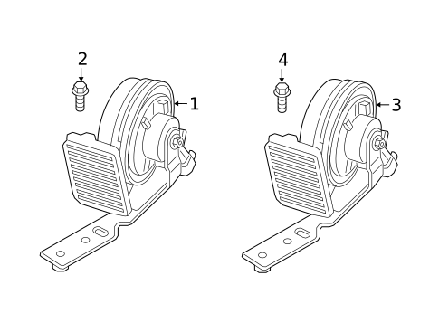 Horn for 2019 Volvo XC90 #2