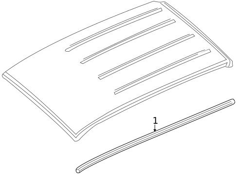 Exterior Trim - Roof for 2008 Mazda Tribute #0