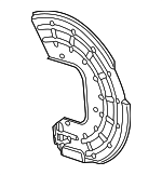 68225028AA - Brakes: Splash Shield for Chrysler: 200 | Dodge: Dart | Jeep: Renegade Image