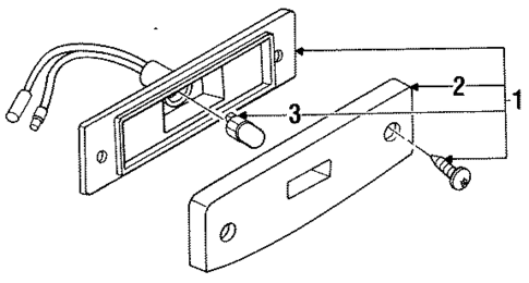 Side Marker Lamps for 1985 Chevrolet Spectrum #0