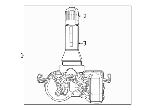 Tire Pressure Monitor Components for 2023 Jeep Grand Wagoneer L #0