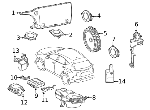 Sound System for 2022 Lexus IS300 #1