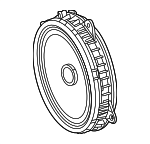 861600WY40 - Body: Front Dr Speaker for Lexus: ES250, ES300h, ES350, GX550, LS500, LS500h, LX600, LX700h, NX250, NX350, NX350h, NX450h+, RX350, RX350h, RX450h+, RX500h, RZ300e, RZ450e, TX350, TX500h, TX550h+ Image