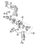 68321377AA - 6.7L Turbo Diesel; Engine: Turbocharger for Mopar Image