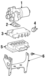 F5AZ2C256A - Electrical: ABS Pump Assembly for Ford: Crown Victoria | Lincoln: Town Car | Mercury: Grand Marquis Image