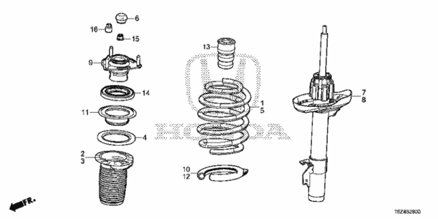 Front Shock Absorber for 2019 Honda Ridgeline #0