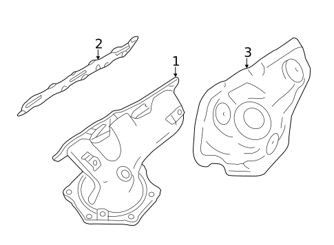 Exhaust Manifold for 2012 Nissan Murano #0