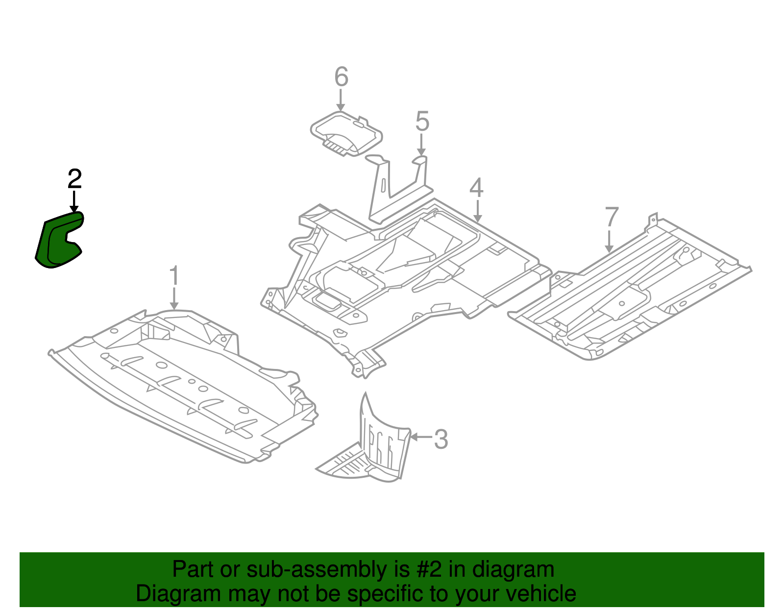 Front Deflector Bracket - BMW (51718205903)