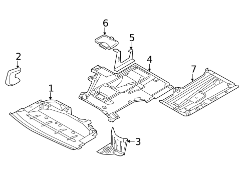 Splash Shields for 1997 BMW 528i #0