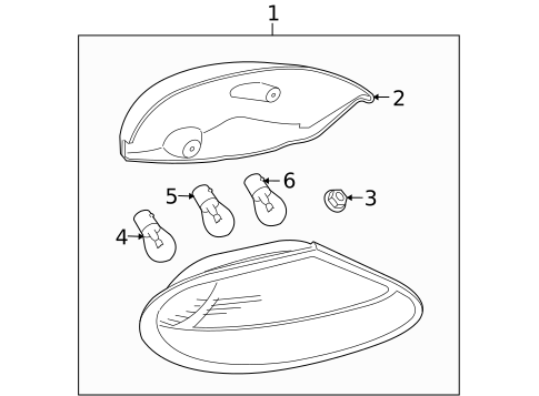 Tail Lamps for 2005 Jaguar XKR #0