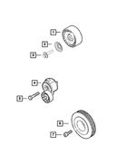 68095472AA - Cooling: Idler Pulley for Ram: ProMaster 1500, ProMaster 2500, ProMaster 3500 Image