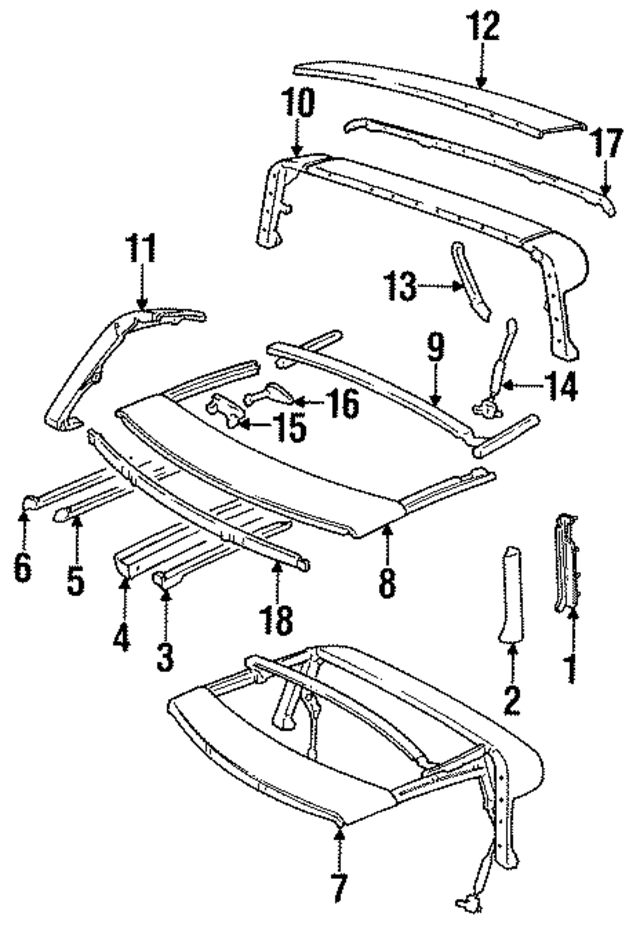 9115613010070K - Body: Retainer for Porsche Image