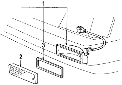 Signal Lamps for 1984 Toyota Tercel #0