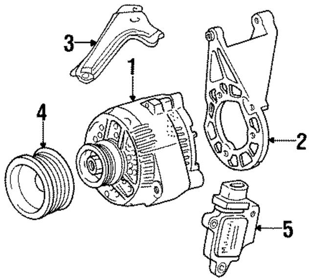 GP733 - : Pulley for Ford: Taurus | Mercury: Sable Image