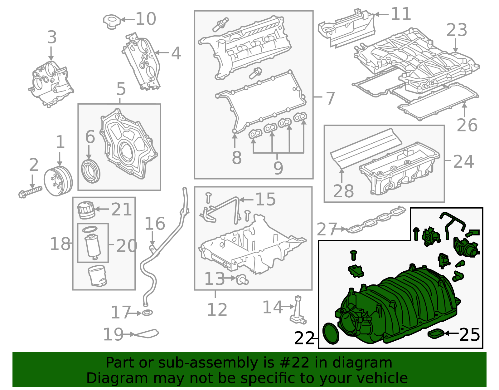 2010-2013 Land Rover Intake Manifold LR011956 | OEM Parts Online