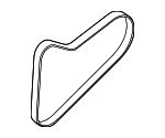 252122S000 - : Serpentine Belt for Hyundai: Santa Cruz, Santa Fe, Sonata, Tucson Image