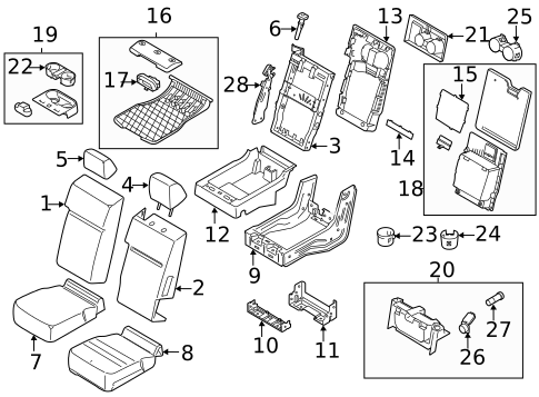 Front Seat Components for 2018 Ford F-350 Super Duty #0