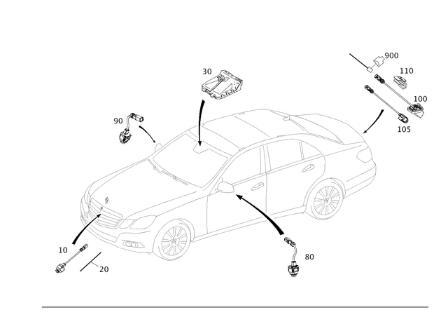 9059403 - Electrical System: Camera for Mercedes-Benz Image image