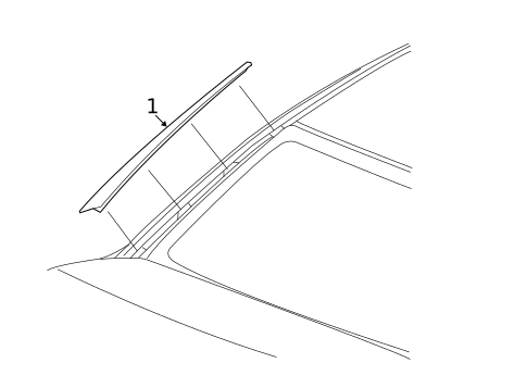 Reveal Moldings for 2011 Chrysler 200 #1