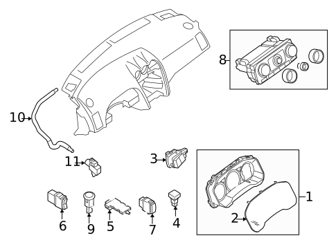 Switches for 2009 Nissan Altima #1