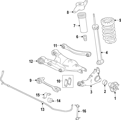 Rear Suspension for 2020 Jaguar XE #0