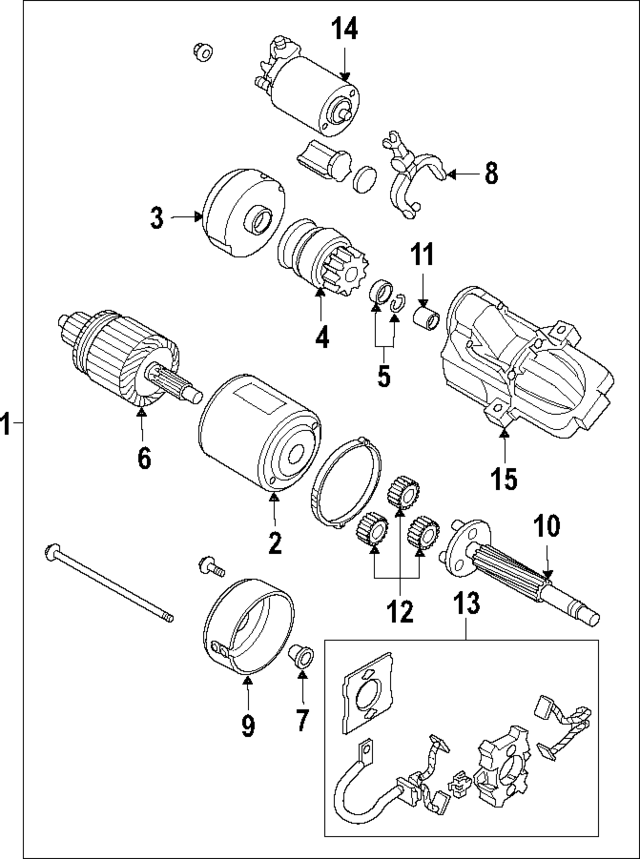 JE7018X70 - : Brush &amp; Holder for Mazda Image