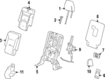 26515958 - : Seat Back Cover for GM Image
