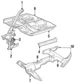 4337540 - Body: Rocker Panel for Chrysler: LeBaron, Town &amp; Country | Dodge: 600, Aries Image