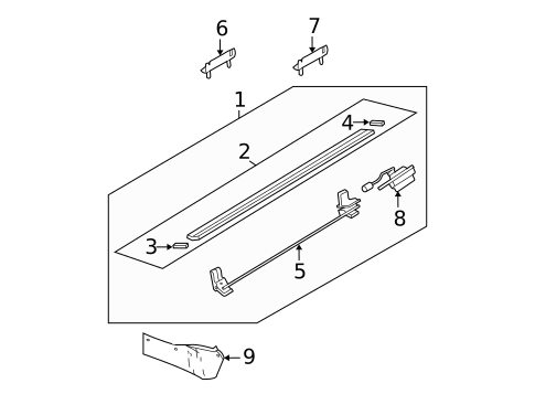 Running Board for 2008 Mercury Mountaineer #2